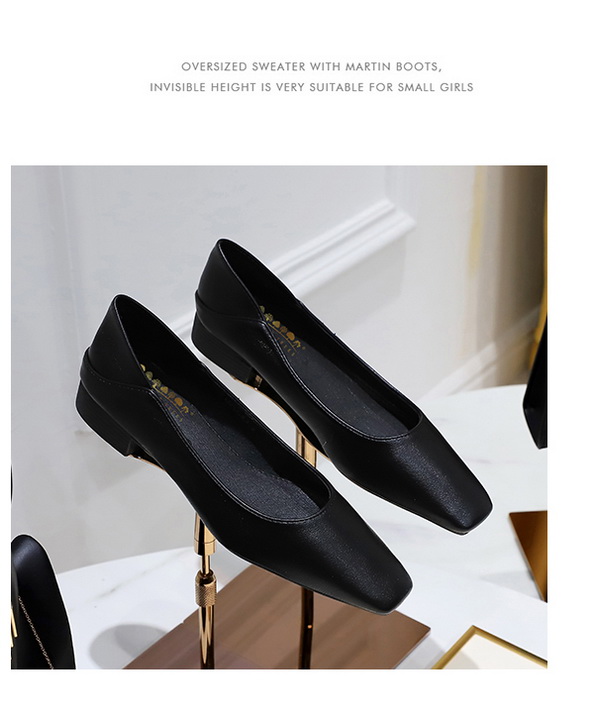 Casual Commuting Vintage Fashion Flat Women's Shoes - Versatile Small Square Toe Two-Wear Soft Leather Loafers