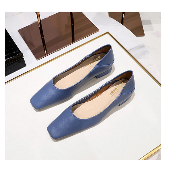 Casual Commuting Vintage Fashion Flat Women's Shoes - Versatile Small Square Toe Two-Wear Soft Leather Loafers