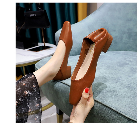 Casual Commuting Vintage Fashion Flat Women's Shoes - Versatile Small Square Toe Two-Wear Soft Leather Loafers