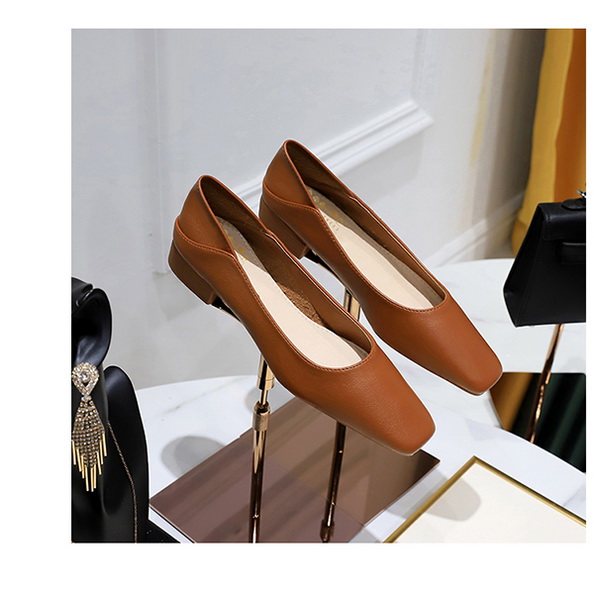 Casual Commuting Vintage Fashion Flat Women's Shoes - Versatile Small Square Toe Two-Wear Soft Leather Loafers