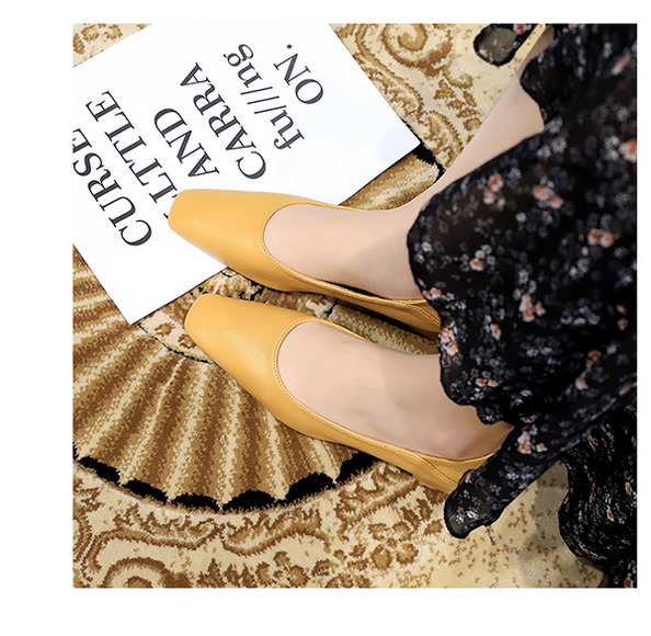 Casual Commuting Vintage Fashion Flat Women's Shoes - Versatile Small Square Toe Two-Wear Soft Leather Loafers