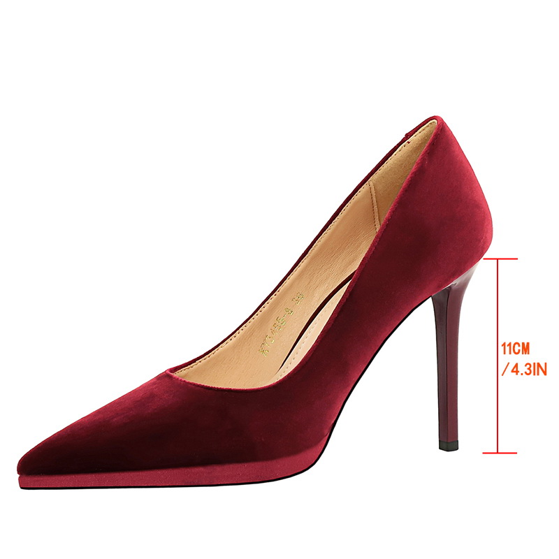European Style Ultra High Heels - Thick Soled Pointed Toe Women's Shoes for Banquets
