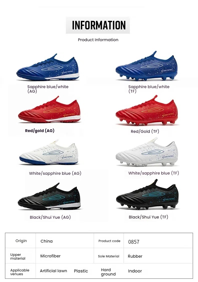 Molded Stud Football/Soccer Shoes for Natural Grass - Durable Cleated Outdoor Turf Sneakers