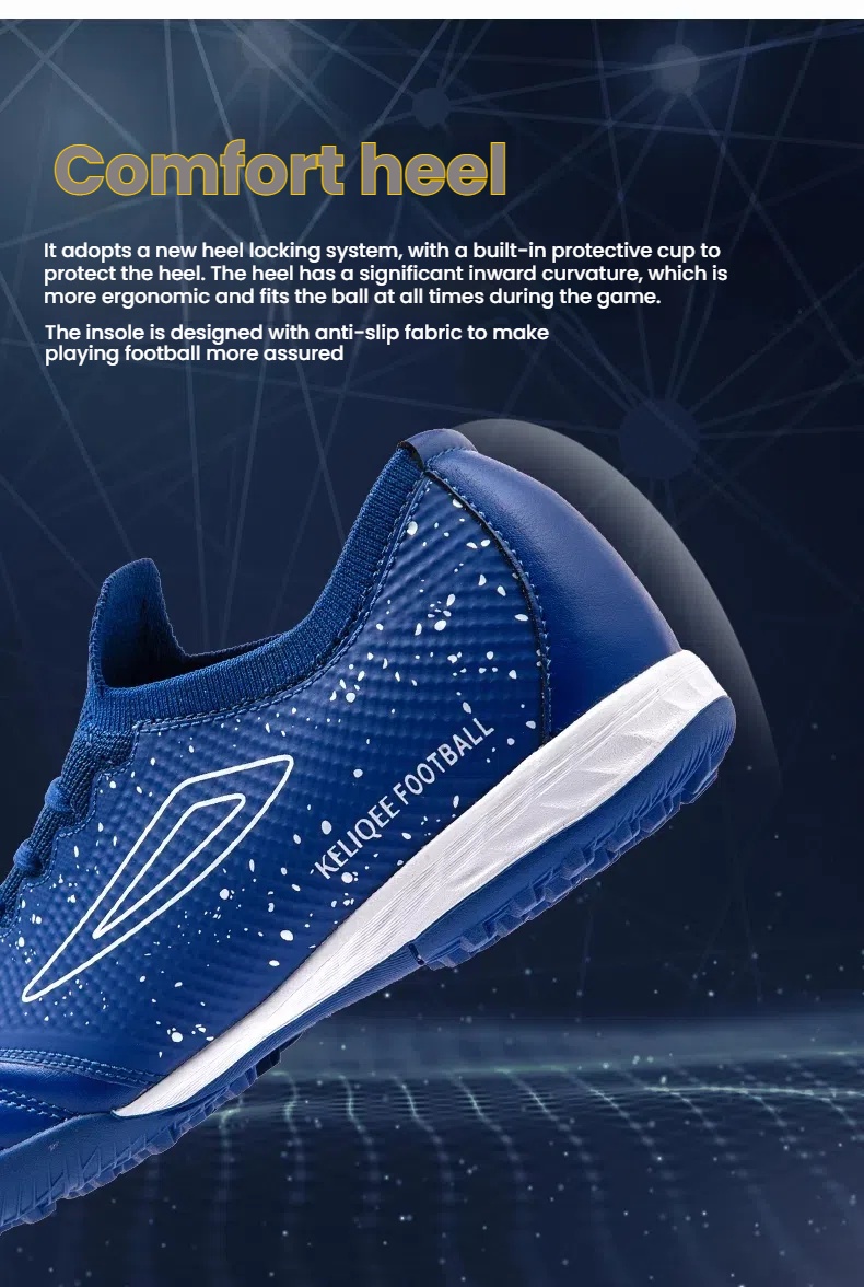 Molded Stud Football/Soccer Shoes for Natural Grass - Durable Cleated Outdoor Turf Sneakers