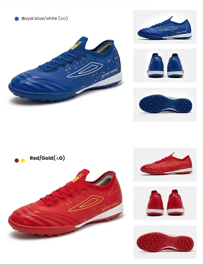 Molded Stud Football/Soccer Shoes for Natural Grass - Durable Cleated Outdoor Turf Sneakers
