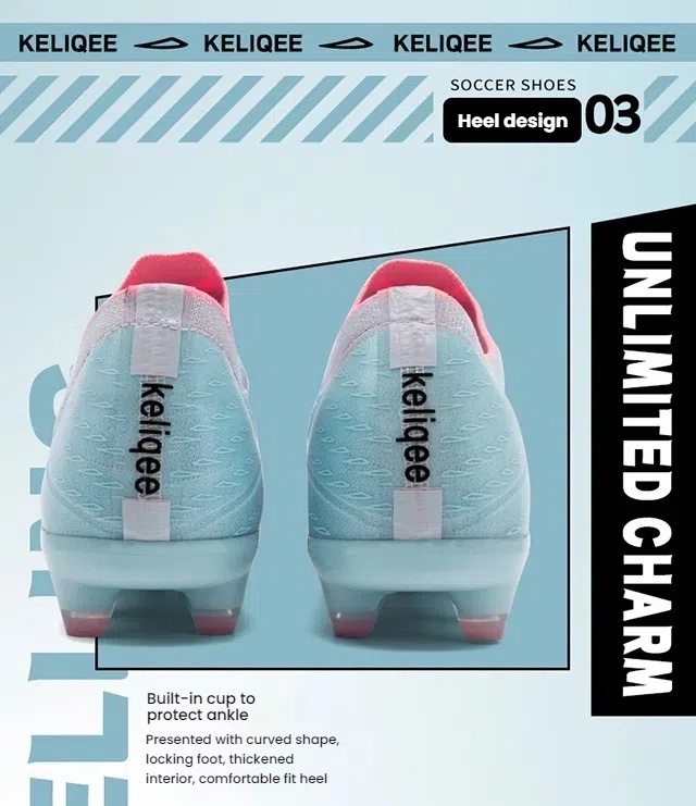 Elite Molded Stud Football/Soccer Cleats - Ultra-Grip Natural Grass Turf Shoes for Professional Performance