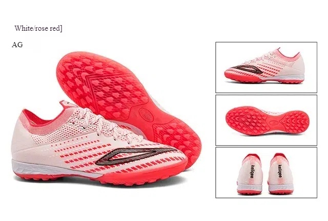 Elite Molded Stud Football/Soccer Cleats - Ultra-Grip Natural Grass Turf Shoes for Professional Performance
