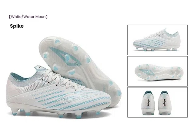 Elite Molded Stud Football/Soccer Cleats - Ultra-Grip Natural Grass Turf Shoes for Professional Performance